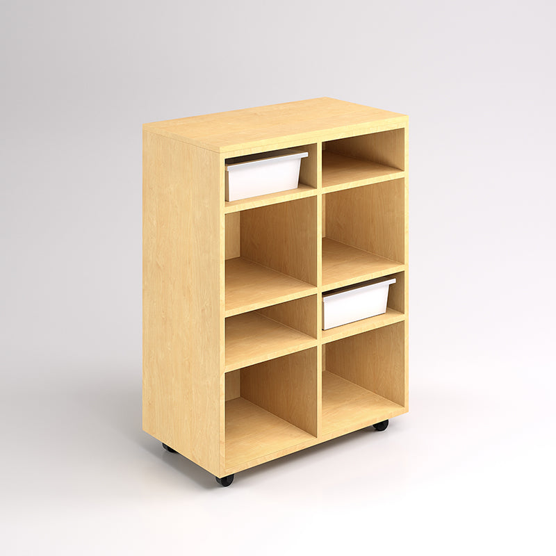 Bench Cupboard With Shelving & 4 Tray