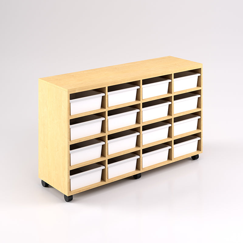 Mobile Tote Tray Unit - 16 Tray