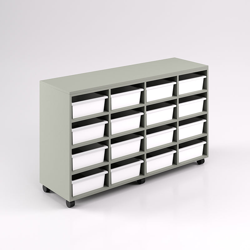 Mobile Tote Tray Unit - 16 Tray