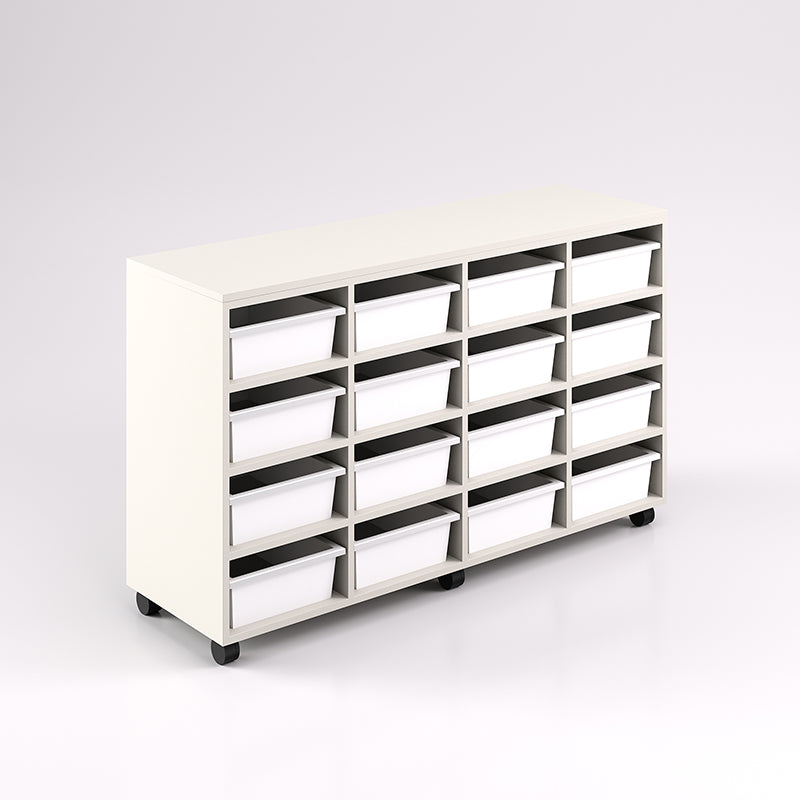 Mobile Tote Tray Unit - 16 Tray