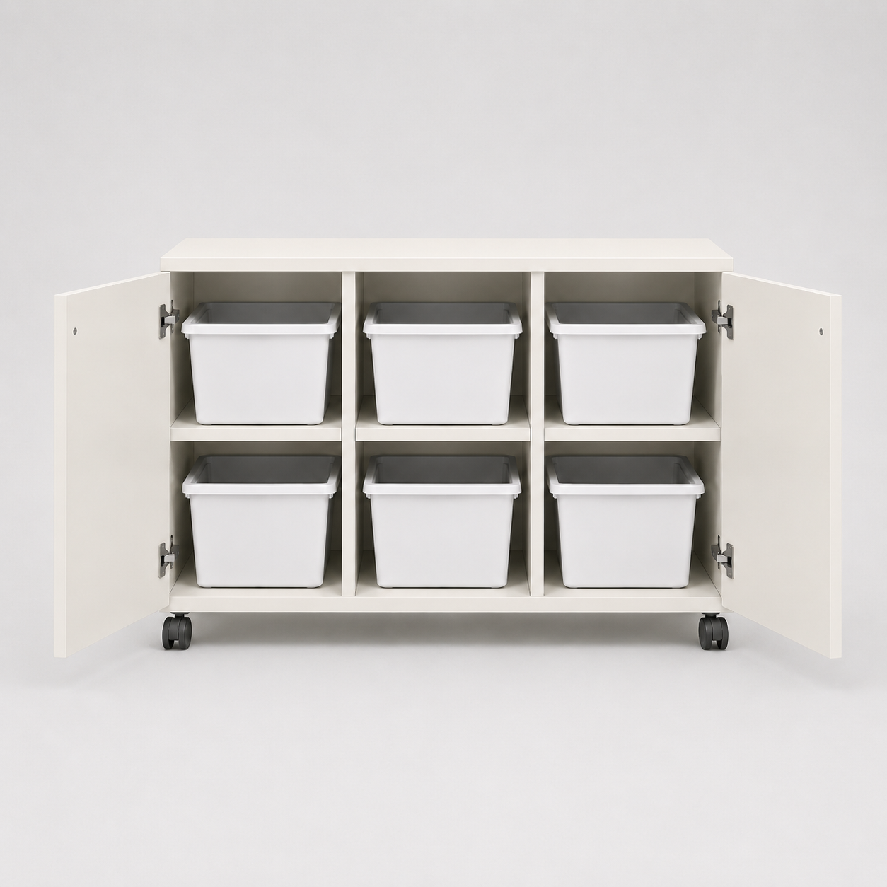 Closed Mobile Cube Locker