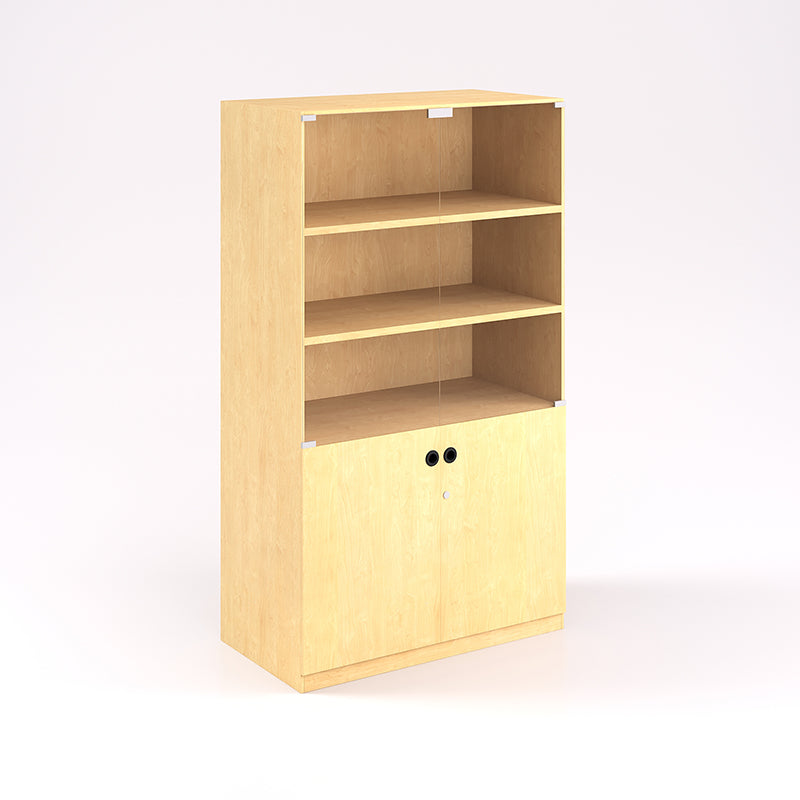 Bookcase With Glass Doors - Batger Australia