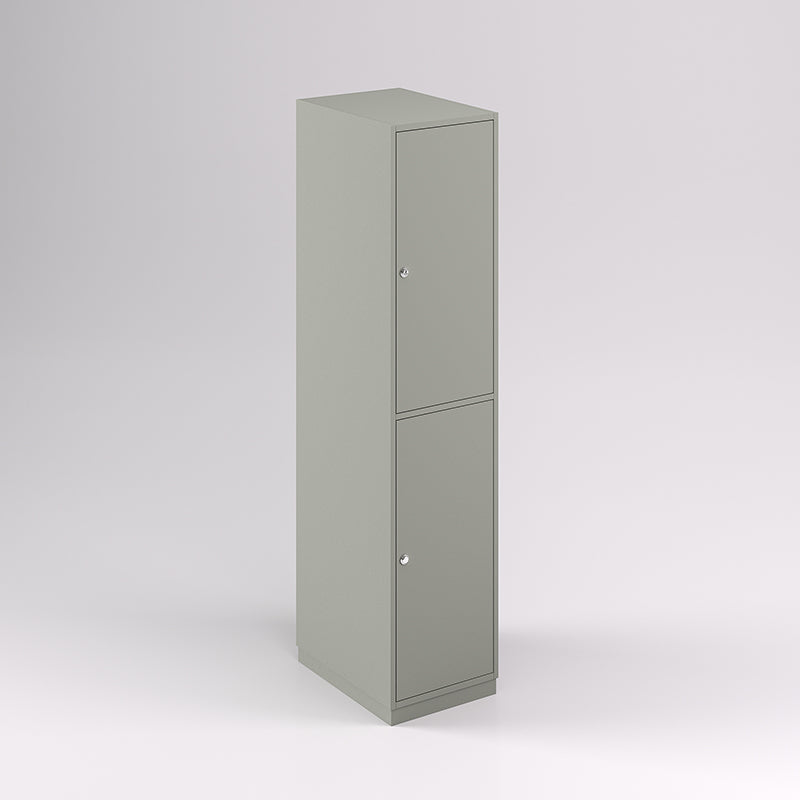 Two Door Vertical Timber Locker