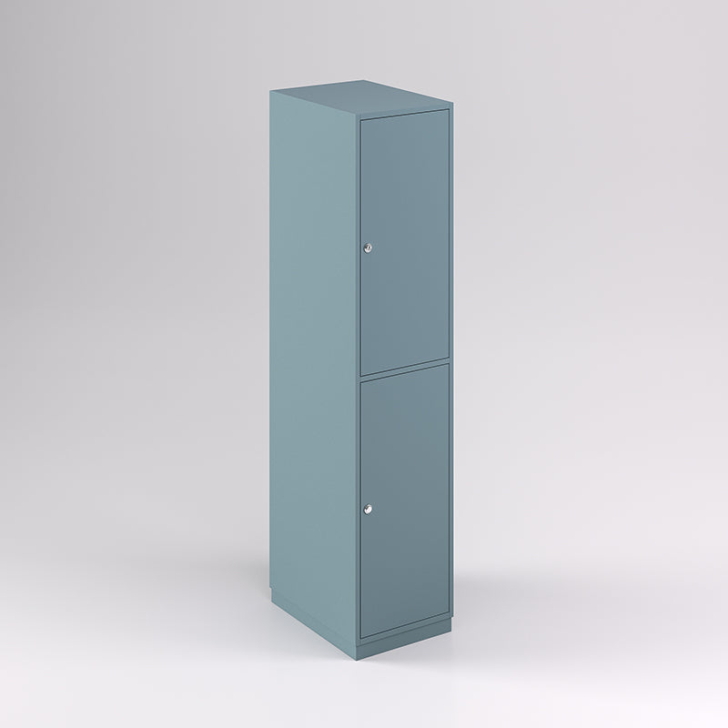 Two Door Vertical Timber Locker