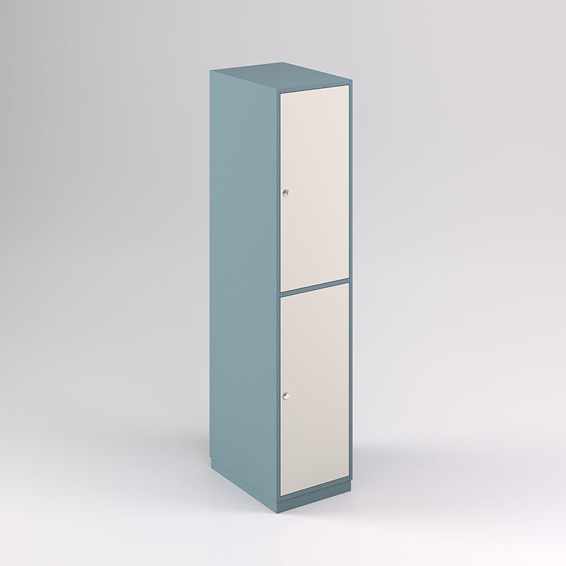 Two Door Vertical Timber Locker