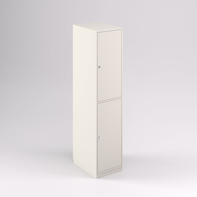 Two Door Vertical Timber Locker
