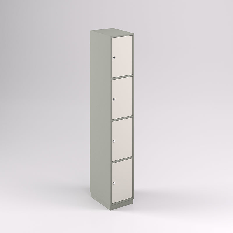 Four Door Vertical Timber Locker