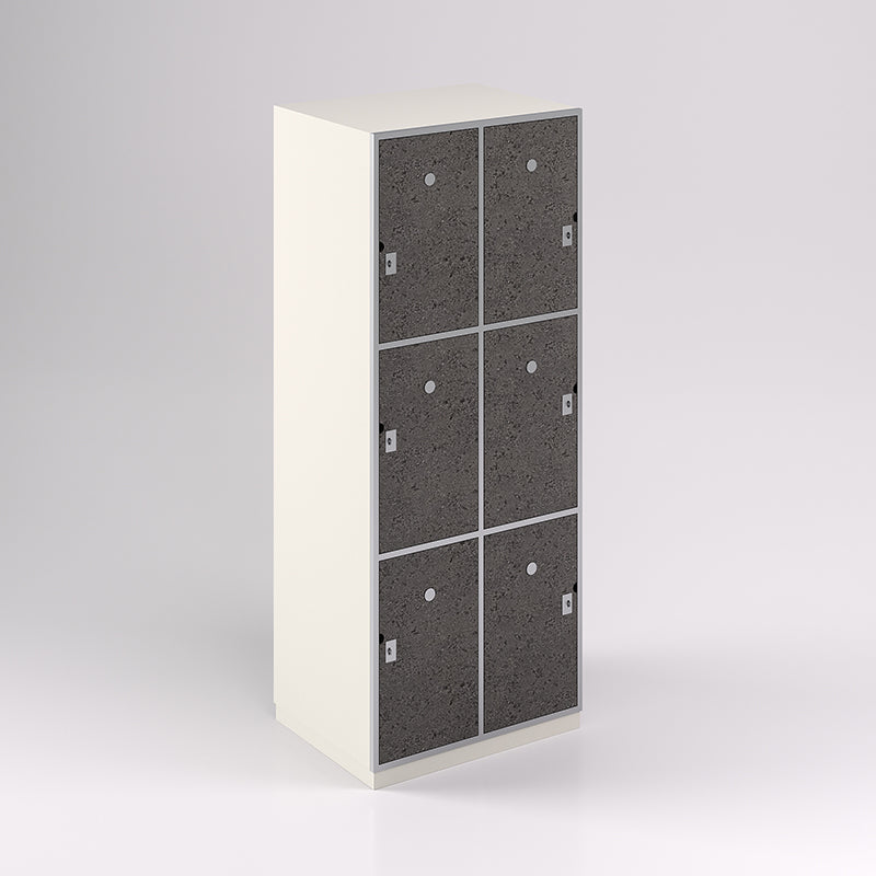 Six Door Steel Frame Locker (3H X 2W) - Batger Australia