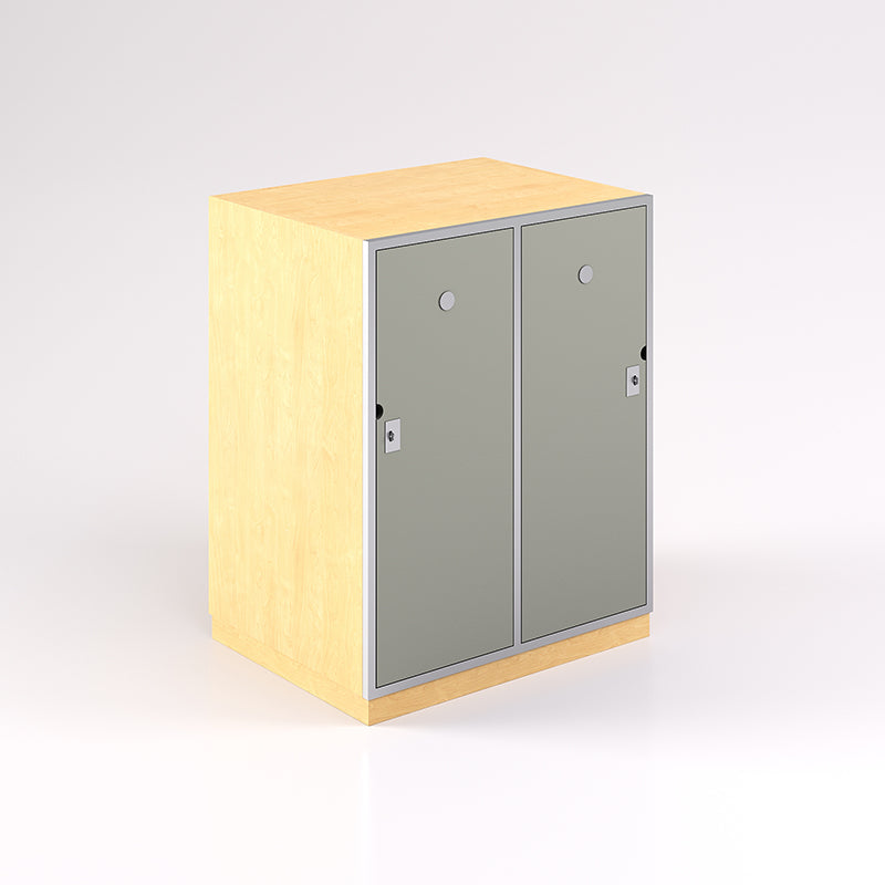 Two Door Horizontal Steel Frame Locker