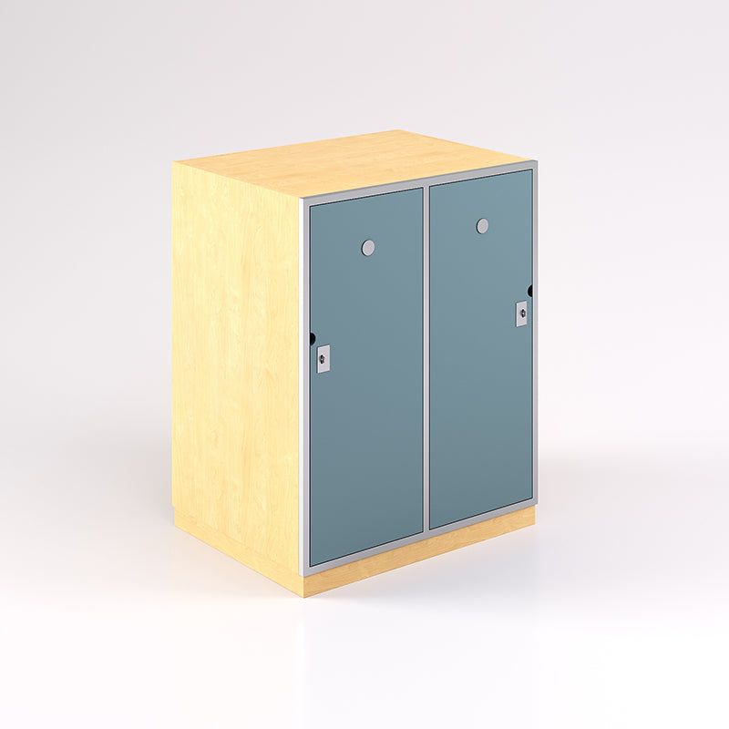 Window Frame Locker Two Door Horizontal Steel Frame Locker
