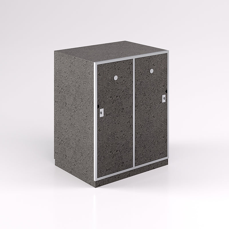 Two Door Horizontal Steel Frame Locker