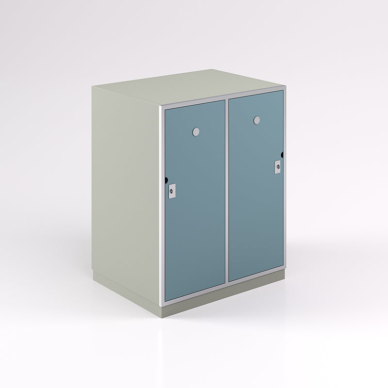 Two Door Horizontal Steel Frame Locker