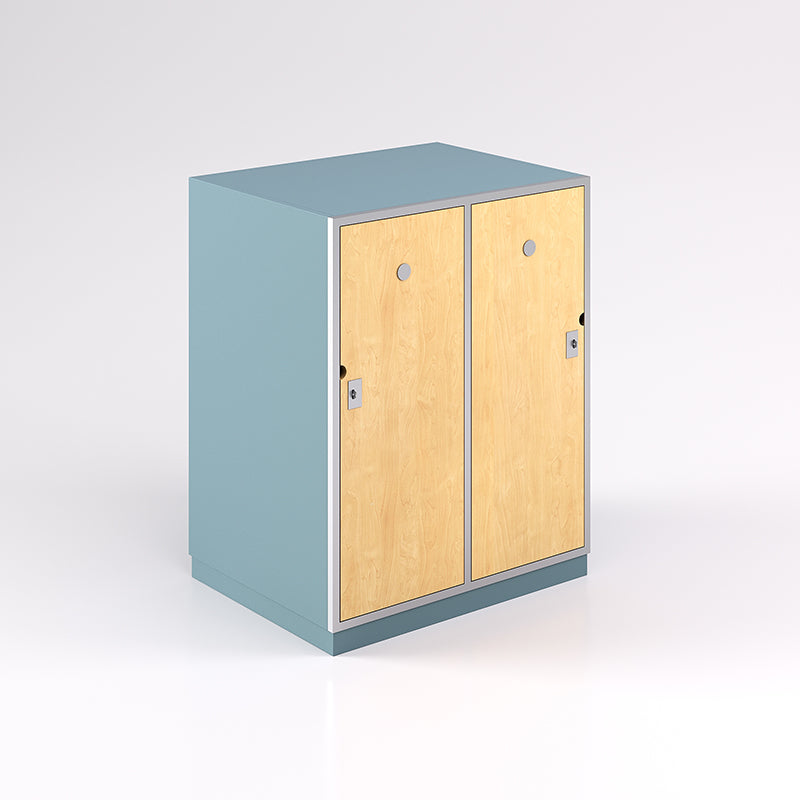 Two Door Horizontal Steel Frame Locker