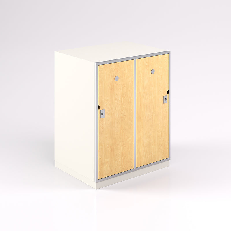Two Door Horizontal Steel Frame Locker