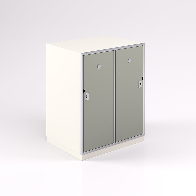 Two Door Horizontal Steel Frame Locker