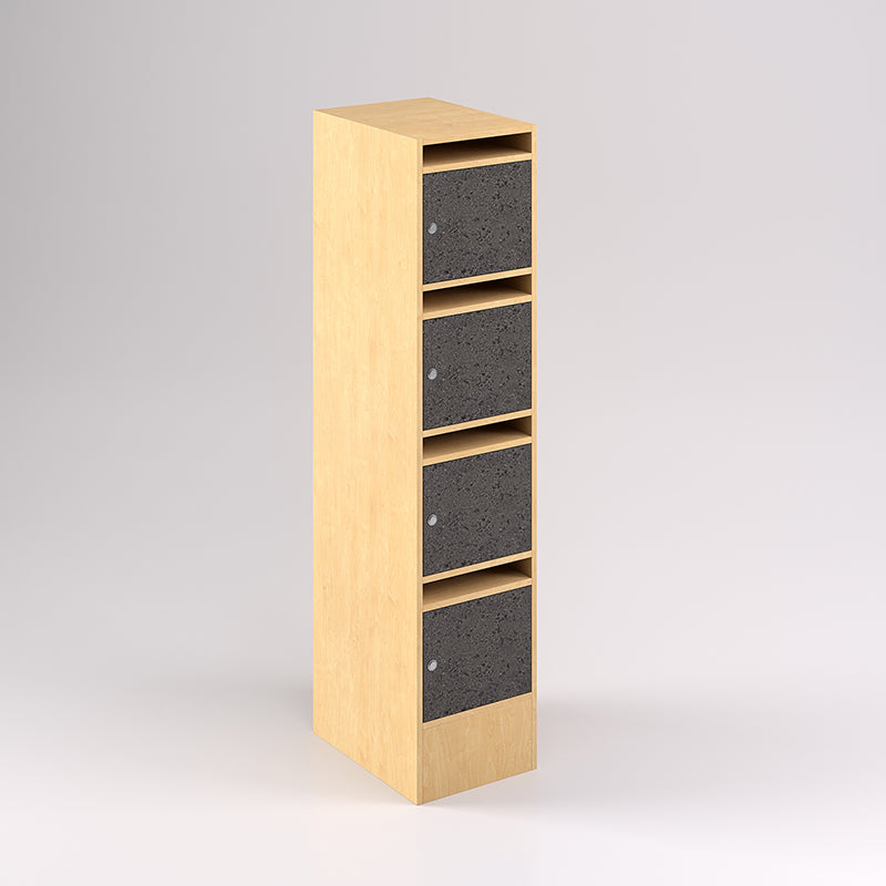 4 Door Pigeon Hole Timber Locker