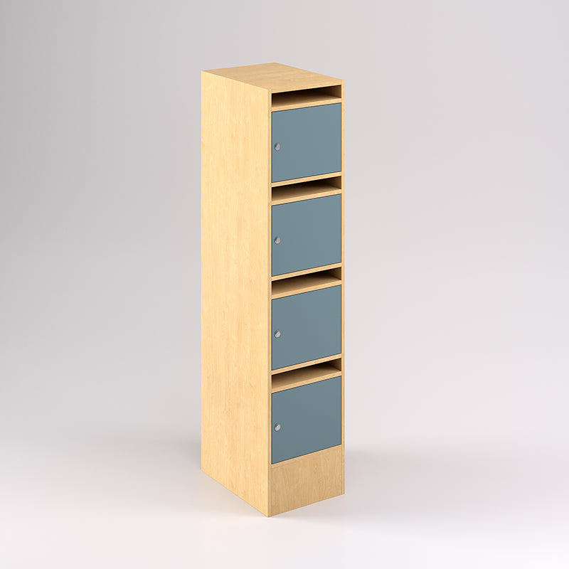 4 Door Pigeon Hole Timber Locker