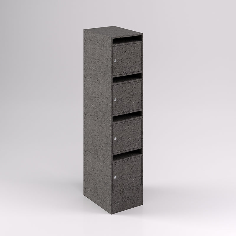 4 Door Pigeon Hole Timber Locker