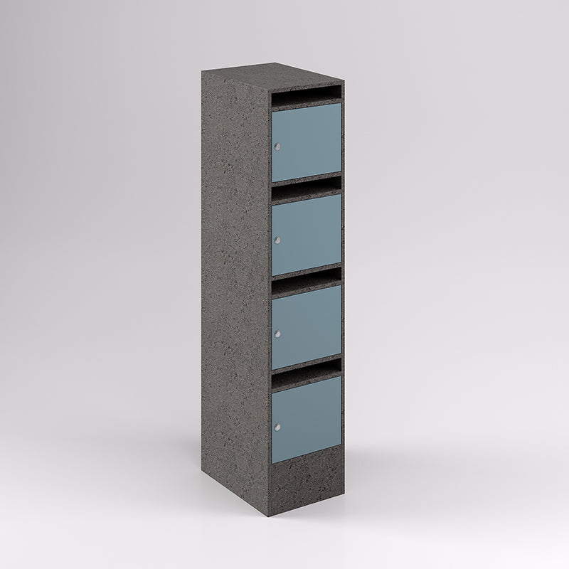 4 Door Pigeon Hole Timber Locker