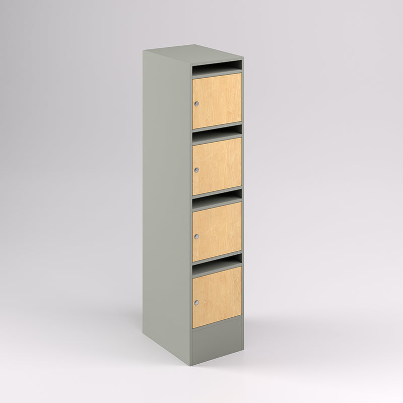 4 Door Pigeon Hole Timber Locker