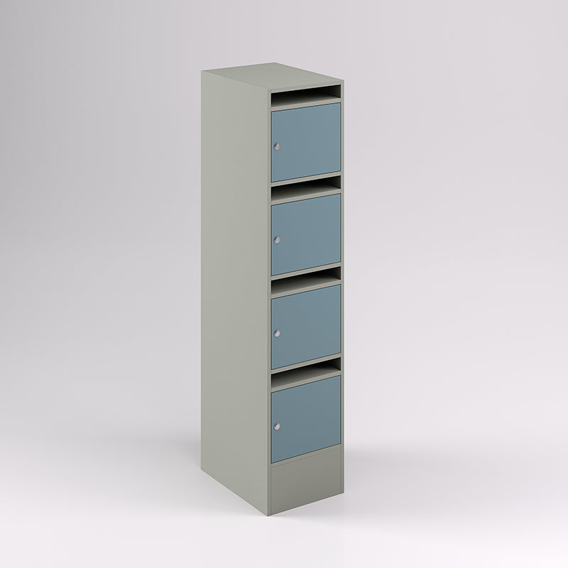 4 Door Pigeon Hole Timber Locker