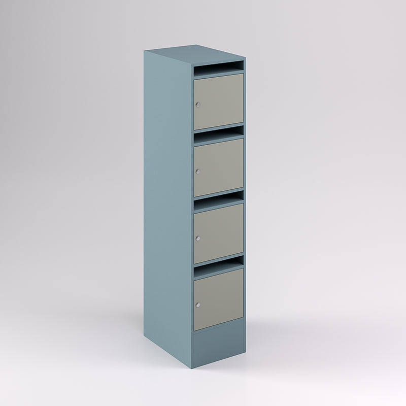 4 Door Pigeon Hole Timber Locker