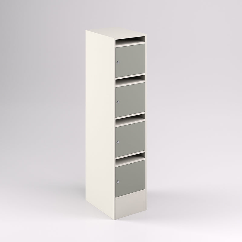 4 Door Pigeon Hole Timber Locker