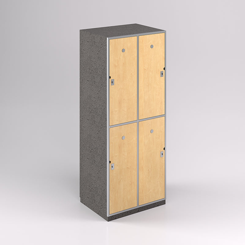 Six Door Steel Frame Locker (3H X 2W) - Batger Australia