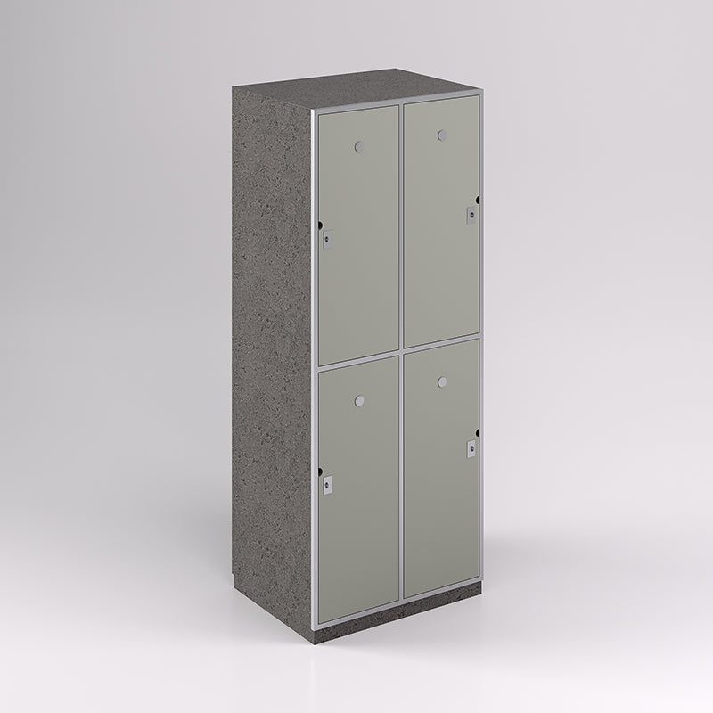 Six Door Steel Frame Locker (3H X 2W) - Batger Australia