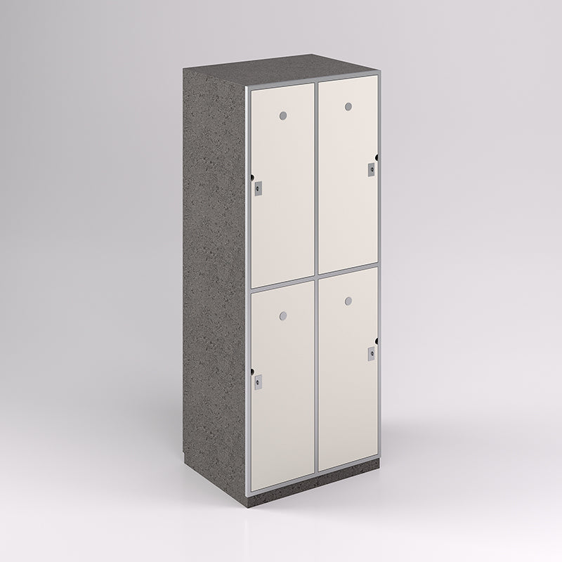 Six Door Steel Frame Locker (3H X 2W) - Batger Australia