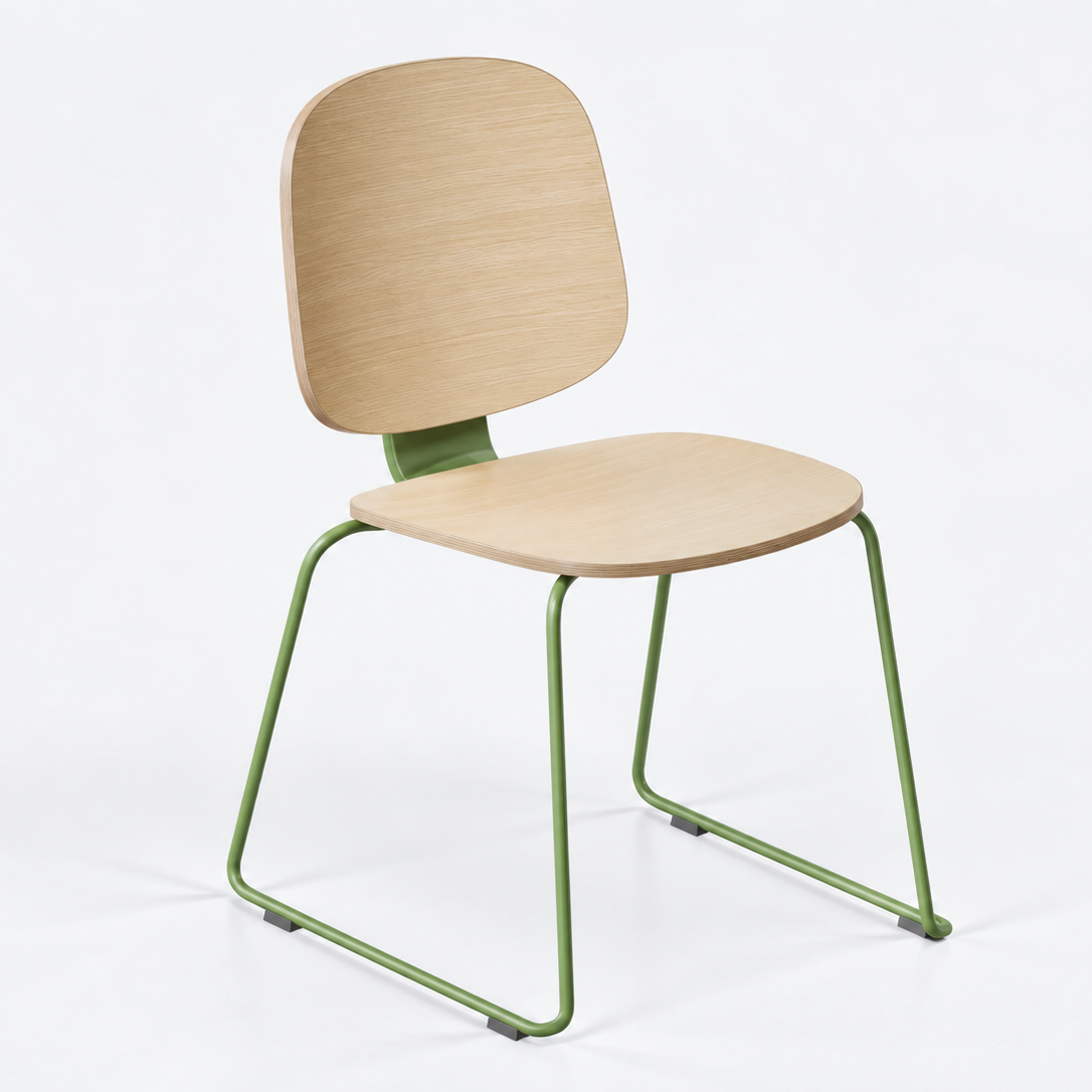 Loop Sled Metal Chair