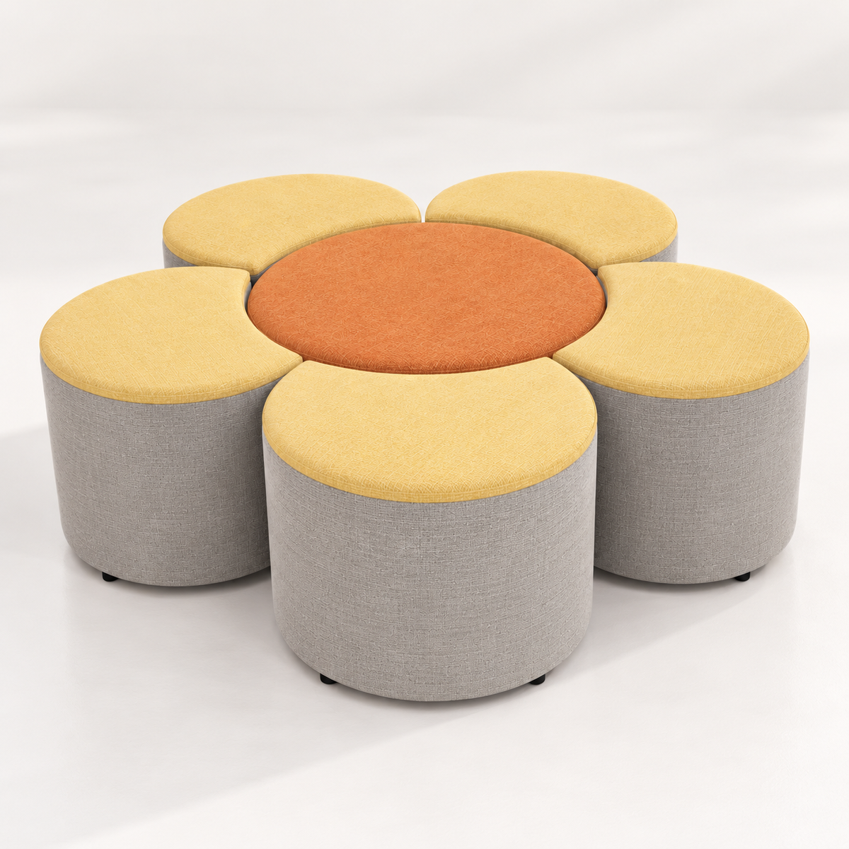 Flower Ottoman Set