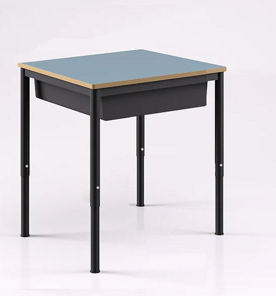 Single 4 Leg Adjustable Height With Tray