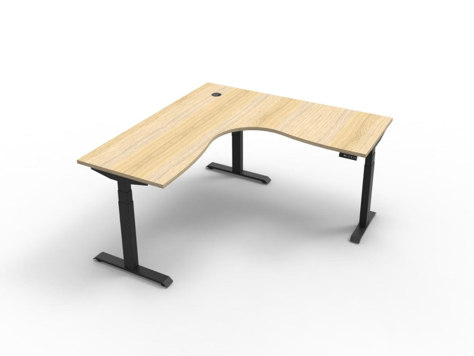 Sit Stand Electric L-Shape Desk - Batger Australia