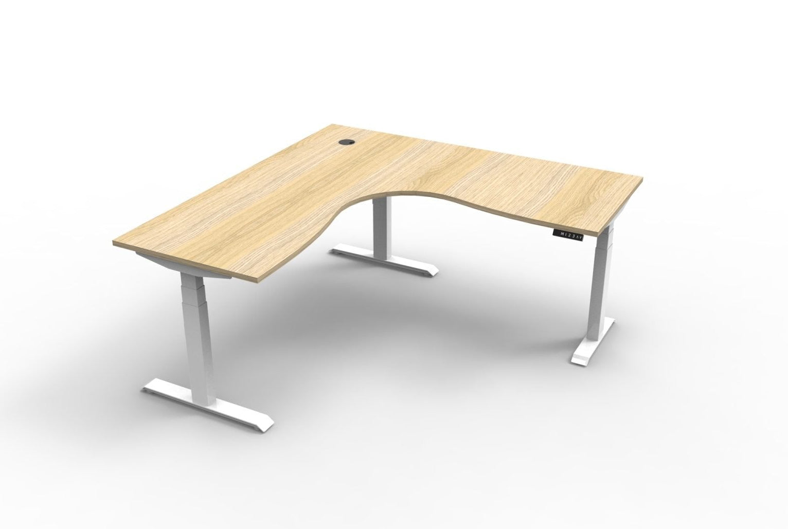 Sit Stand Electric L-Shape Desk - Batger Australia
