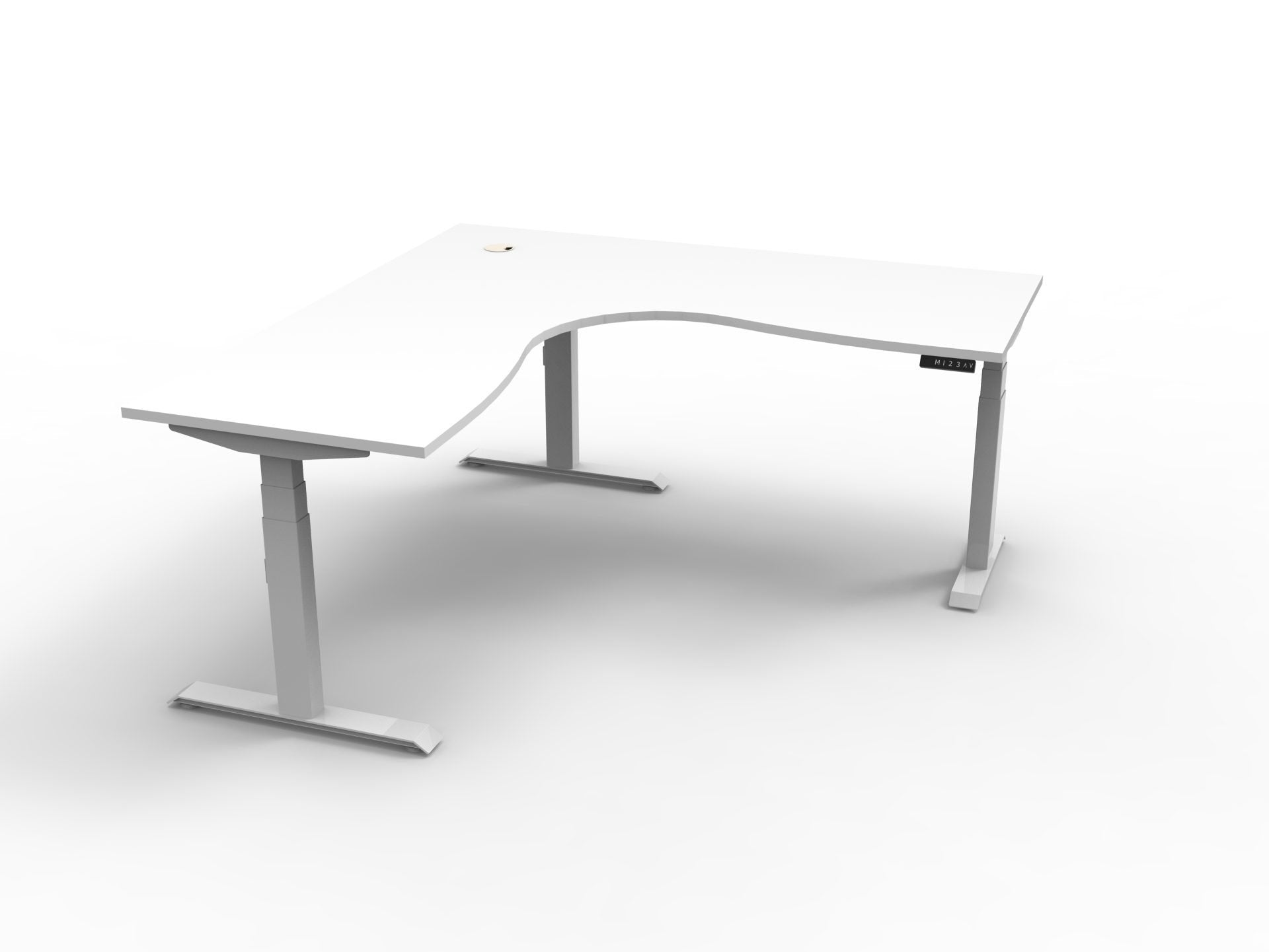 Sit Stand Electric L-Shape Desk - Batger Australia