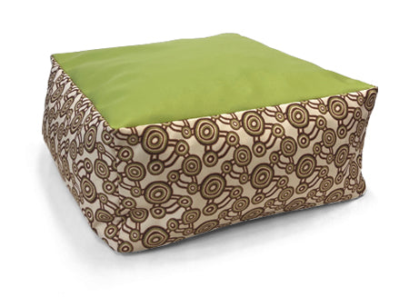 Gem Ottoman Indigenous with Green - Batger Australia